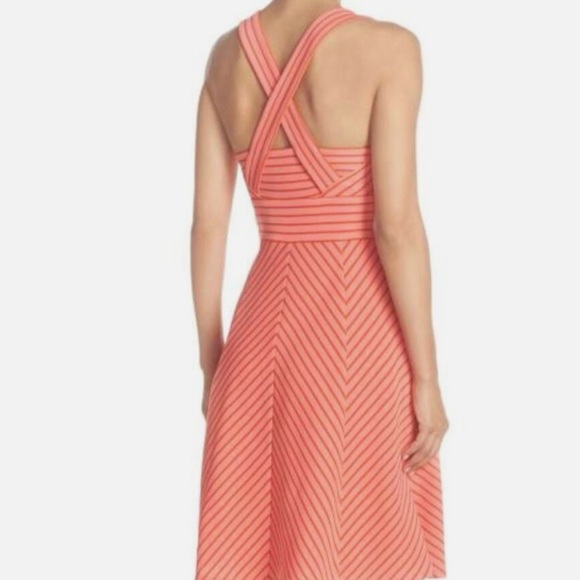 Adrianna Papell Chevron Striped Sleeveless Dress XL - Picture 2 of 11